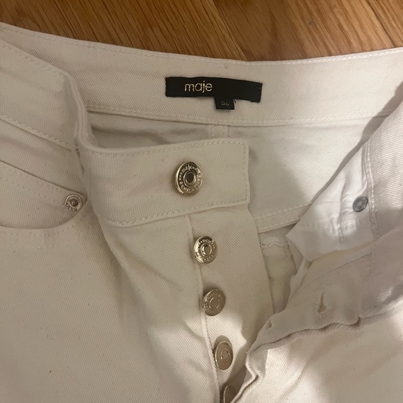 Maje relaxed fit white jeans - Picture 5 of 6